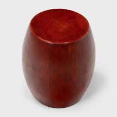 Red Lacquer Drum Table - 4182180