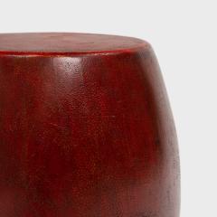 Red Lacquer Drum Table - 4182181
