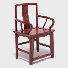 Red Lacquer Official s Chair - 4258804