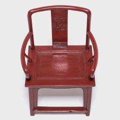 Red Lacquer Official s Chair - 4258807
