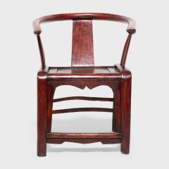 Red Lacquer Roundback Chair - 4180607
