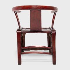 Red Lacquer Roundback Chair - 4180609