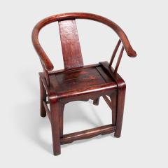 Red Lacquer Roundback Chair - 4180610