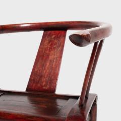 Red Lacquer Roundback Chair - 4180611