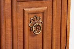 Renzo Rutili Cabinet with Wood and Brass USA 1950s - 4770345