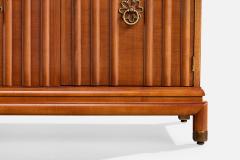 Renzo Rutili Cabinet with Wood and Brass USA 1950s - 4770346
