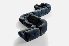 Rino Maturi Large Sectional Sofa in Fabric Italy 1970s - 4770363