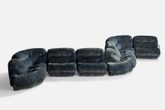 Rino Maturi Large Sectional Sofa in Fabric Italy 1970s - 4770364
