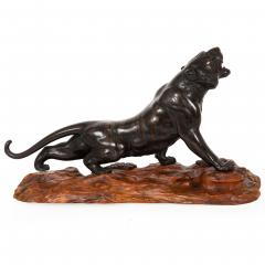 Roaring Tiger by Mitani Japanese Meiji Period - 4407416