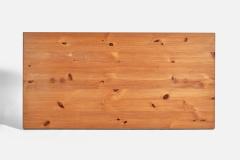 Roland Wilhelmsson Roland Wilhelmsson Attribution Large Coffee Table in Pine Sweden 1970s - 4770410