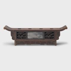Rosewood Altar Opium Stand with Dali Marble - 4459802