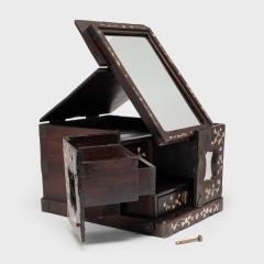 Rosewood Jewelry Box with Mother of Pearl Inlay - 4459656