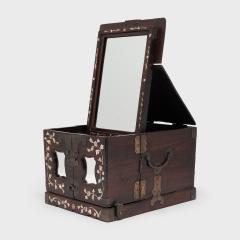 Rosewood Jewelry Box with Mother of Pearl Inlay - 4459658