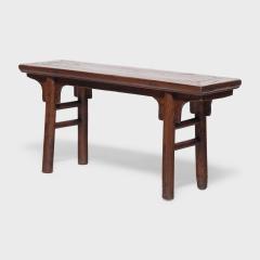 Round Leg Courtyard Bench - 4181270