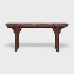 Round Leg Courtyard Bench - 4181271