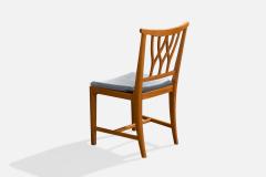 Runar Engblom Runar Engblom Dining Room Chairs with Birch and Velvet Sweden 1940s - 4770431