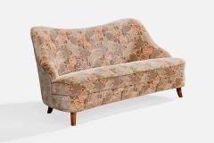 Runar Engblom Runar Engblom Sofa with Fabric and Birch Finland 1950s - 4770421