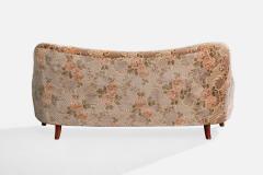 Runar Engblom Runar Engblom Sofa with Fabric and Birch Finland 1950s - 4770422