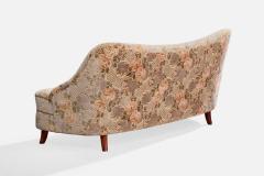 Runar Engblom Runar Engblom Sofa with Fabric and Birch Finland 1950s - 4770423