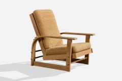 Russel Wright Russel Wright Lounge Chair with Maple and Fabric USA 1930s - 4770451