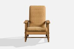 Russel Wright Russel Wright Lounge Chair with Maple and Fabric USA 1930s - 4770453