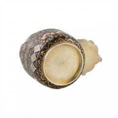 Russian Art Nouveau Kovsh With Cloisonne Enamels Fyodor Ruckert Russia Moscow - 4781579