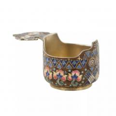 Russian Art Nouveau Kovsh With Cloisonne Enamels Fyodor Ruckert Russia Moscow - 4781581