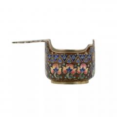Russian Art Nouveau Kovsh With Cloisonne Enamels Fyodor Ruckert Russia Moscow - 4781582