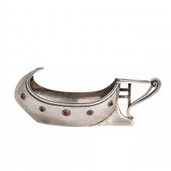 Russian Presentation Silver Kovsh In Art Nouveau Style Alexander Vyakova  - 4782070