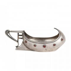 Russian Presentation Silver Kovsh In Art Nouveau Style Alexander Vyakova  - 4782071