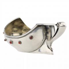 Russian Presentation Silver Kovsh In Art Nouveau Style Alexander Vyakova  - 4782073