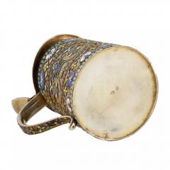 Russian Silver Cloisonne Enamel Tankard In The Neo Russian Style Russia - 4781811