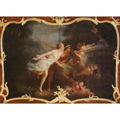 Secretary Desk With A Painted Panel Paul Sormani France Paris - 4781013