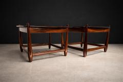 Sergio Rodrigues Arimelo Side Tables in Brazilian Rosewood Sergio Rodrigues 1958 Lot 596A - 4624481