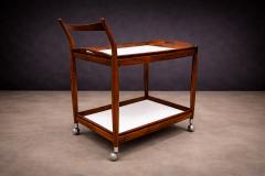 Sergio Rodrigues Sergio Rodrigues Rosewood Bar Cart with Removable Trays 1960s Lot 298A - 4624930