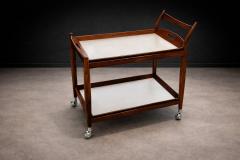 Sergio Rodrigues Sergio Rodrigues Rosewood Bar Cart with Removable Trays 1960s Lot 298A - 4624934