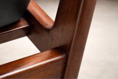 Sergio Rodrigues Set of 12 Chairs in Rosewood Leather Lot 200 - 4624779