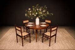 Set of 4 Dining Chairs in Rosewood Cane Unknown 1960s Lot 708 - 4624316