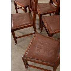 Set of 8 Arts Crafts Dining Chairs - 2895028