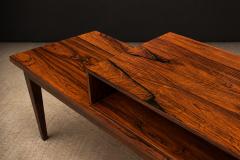 Side Table with Integrated Bench and Storage in Rosewood 1960s Lot 647A - 4624942