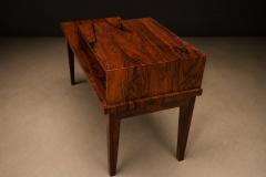 Side Table with Integrated Bench and Storage in Rosewood 1960s Lot 647A - 4624946