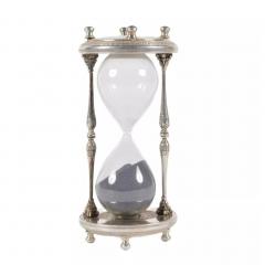 Silver Framed Hourglass Europe 20th Century - 4781624