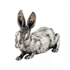 Silver Hare Bell Viktor Aarne For The House Of Faberge Russia - 4781745