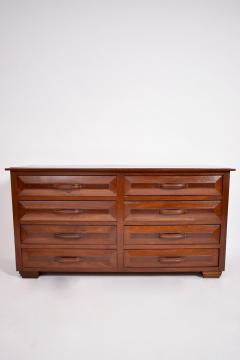 Solid mahogany chest of drawers 1970s  - 4539600