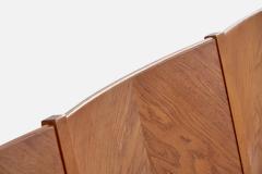 Soren Hansen Bench with Oak and Mohair Denmark 1950s - 4771888