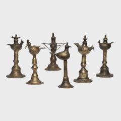 South Asian Brass Oil Lamp - 4167490
