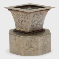 Spittoon Dross Box with Buddhist Symbols - 4165449