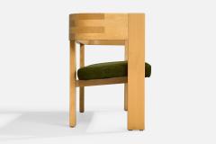 Stig Lonngren Bench with Birch and Velvet Sweden 1960s - 4771918