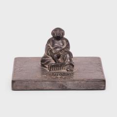 Stone Shoemakers Weight with Zhu Bajie - 4167714