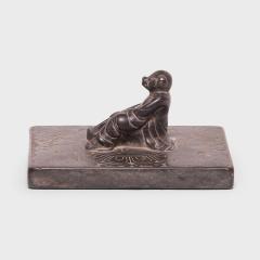 Stone Shoemakers Weight with Zhu Bajie - 4167716